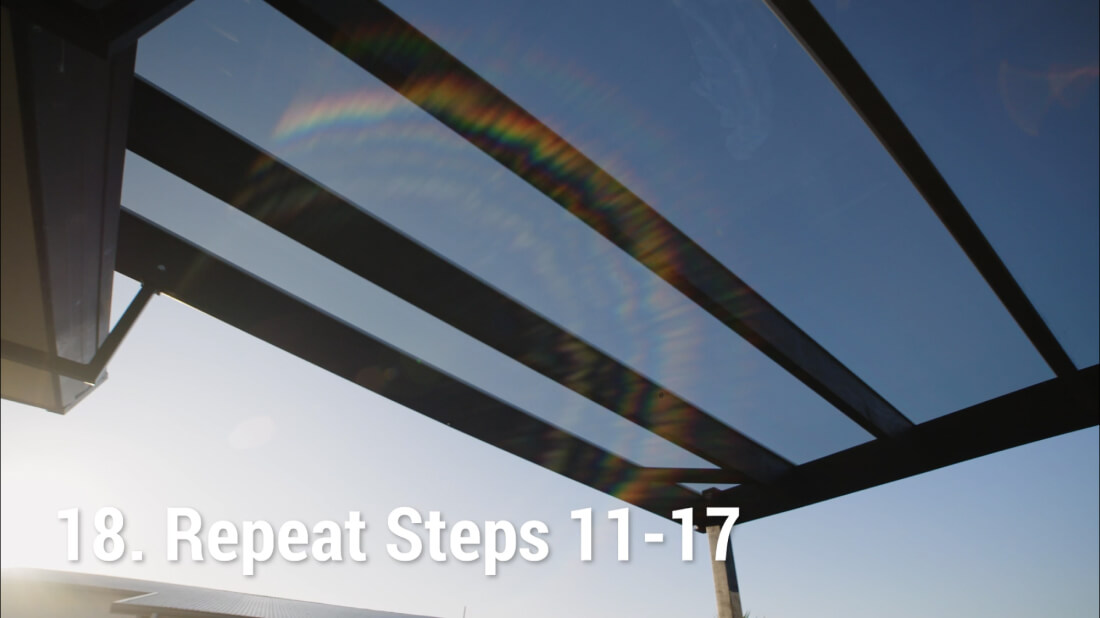 How to Install Suntuf - Repeat Steps 11-17