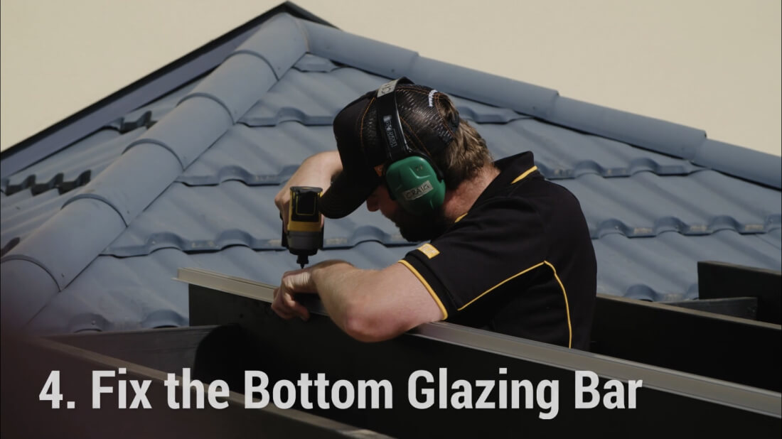 How to Install Suntuf - Fix The Standard Bottom Glazing Bar